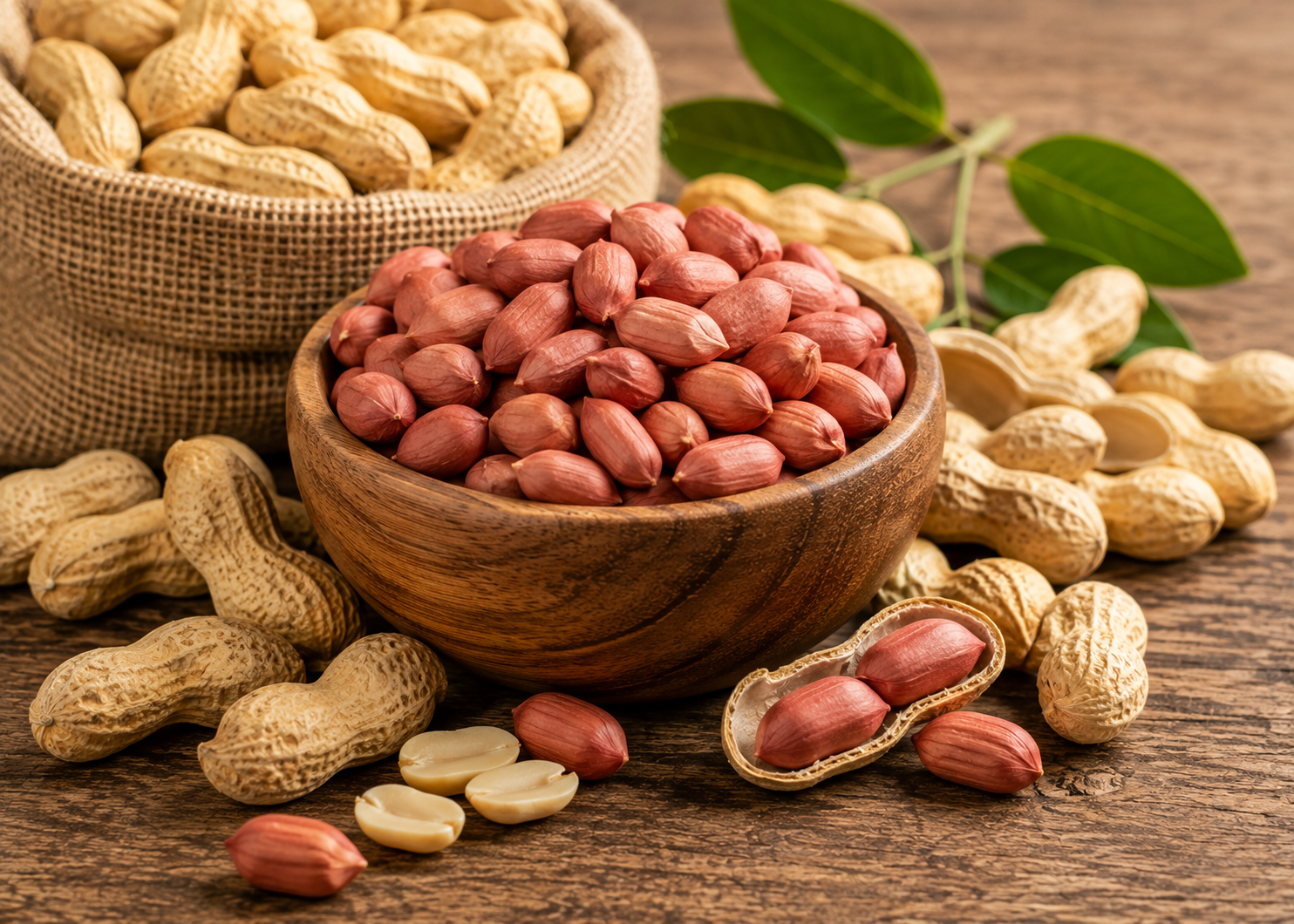 Indian groundnuts and peanuts for international export