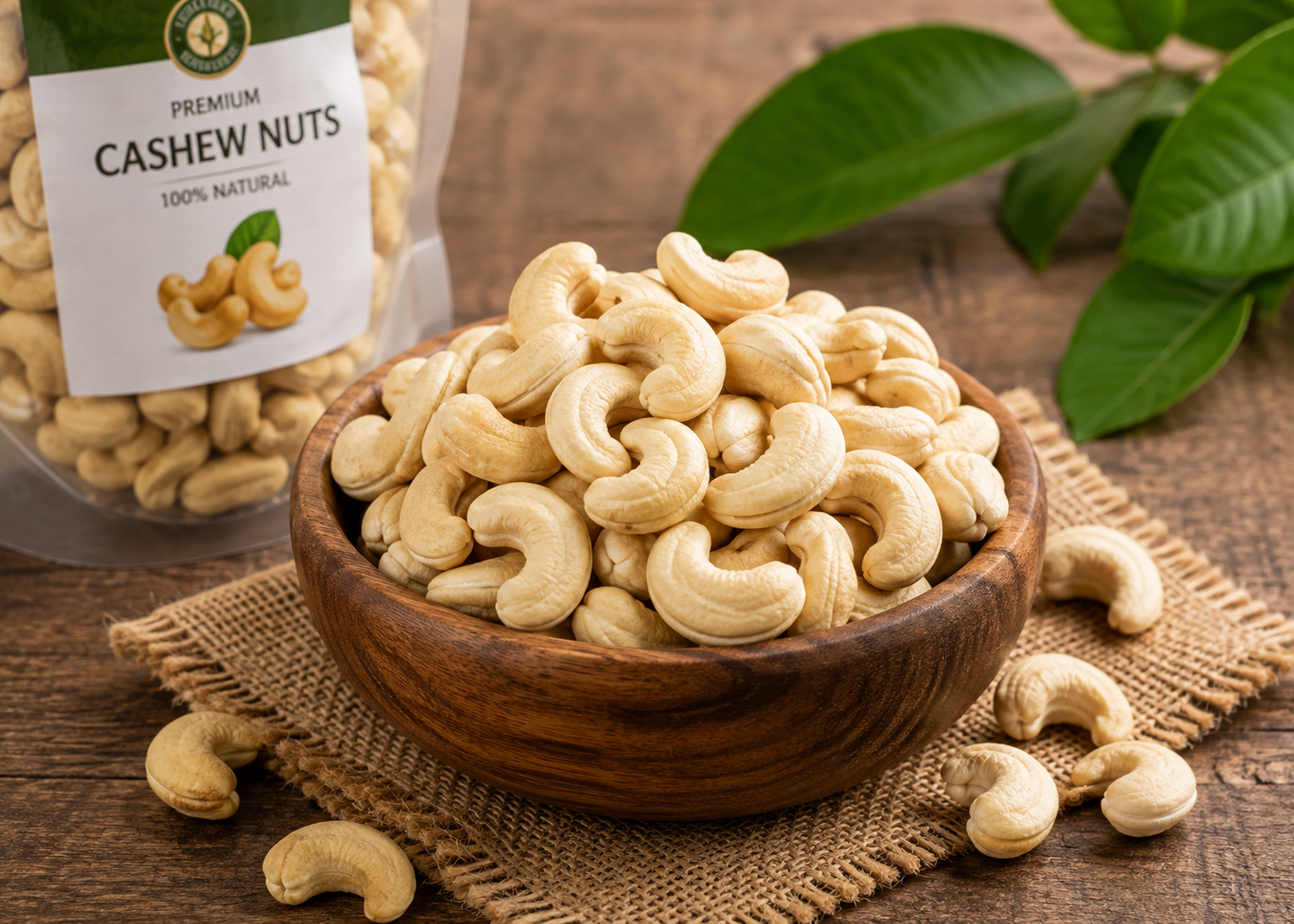 Premium Indian cashew nuts for international buyers
