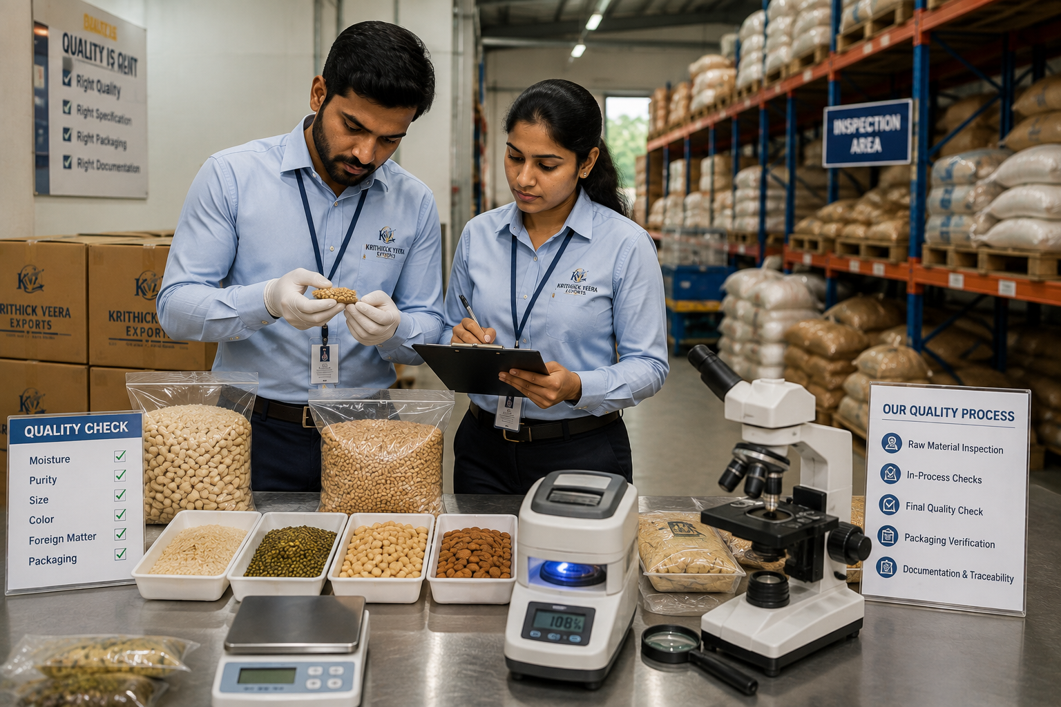 Product quality inspection and laboratory testing coordination