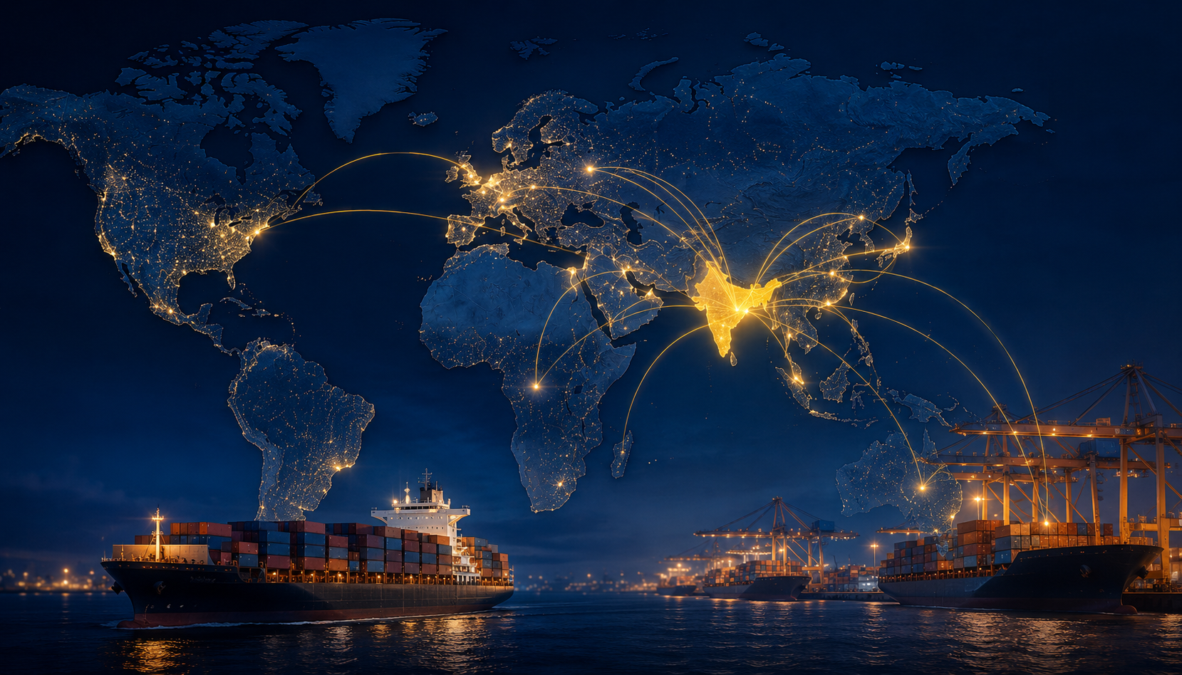 Global export markets served by Krithick Veera Exports from India